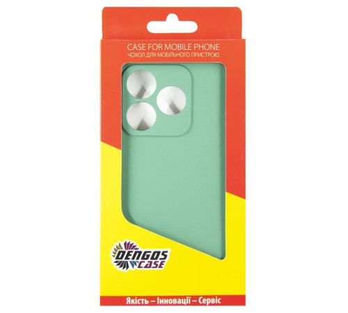 Чохол до мобільного телефона Dengos Realme C63 Soft + glass Mint (DG-KM-106)