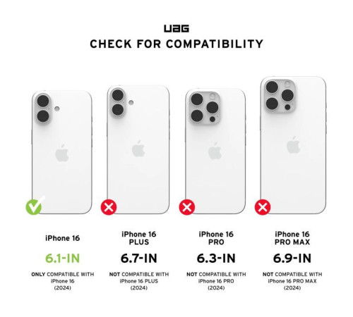 Чохол до мобільного телефона UAG iPhone 16 Metropolis LT Magsafe Kevlar Black (114454113940)