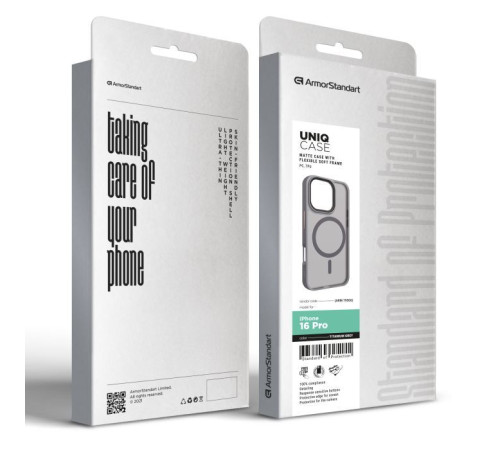 Чохол до мобільного телефона Armorstandart Uniq MagSafe Apple iPhone 16 Pro Titanium Grey (ARM79506)