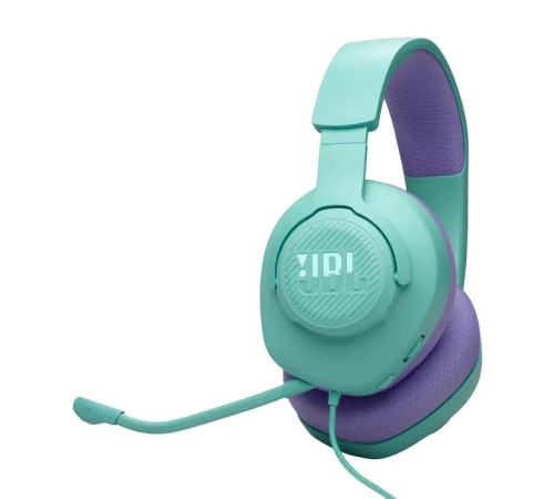 Наушники JBL Quantum 100M2 Cyan (JBLQTUM100M2CYN)