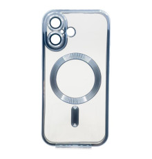 Чохол до мобільного телефона BeCover TPU Chrome Case (MagSafe) для Apple iPhone 16 Plus Sierra Blue (712077)