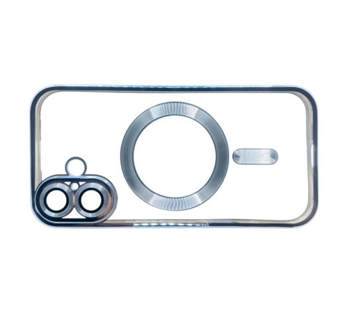 Чохол до мобільного телефона BeCover TPU Chrome Case (MagSafe) для Apple iPhone 16 Plus Sierra Blue (712077)