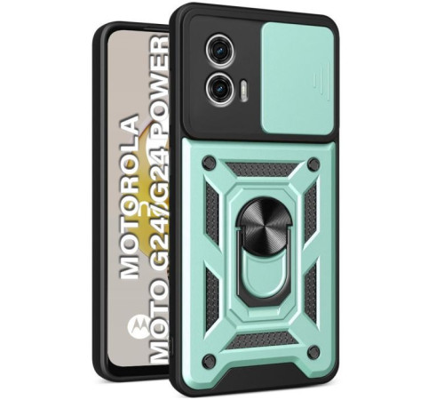 Чохол до мобільного телефона BeCover Military Motorola Moto G24/G24 Power Dark Green (710724)