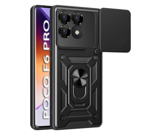 Чохол до мобільного телефона BeCover Military Poco F6 Pro Black (712166)
