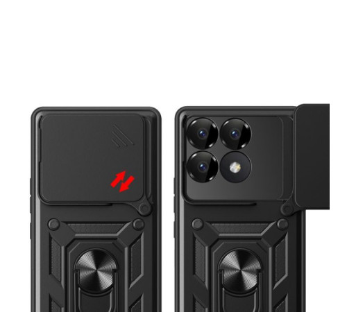 Чохол до мобільного телефона BeCover Military Poco F6 Pro Black (712166)