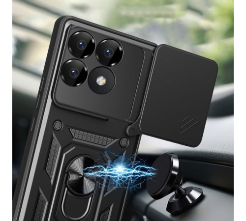 Чохол до мобільного телефона BeCover Military Poco F6 Pro Black (712166)