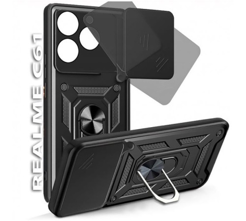 Чохол до мобільного телефона BeCover Military Realme C61 Black (712177)