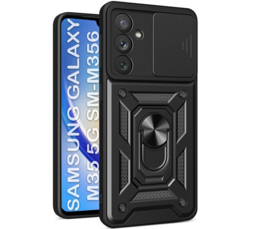 Чохол до мобільного телефона BeCover Military Samsung Galaxy M35 5G SM-M356 Black (711541)