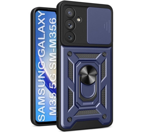 Чохол до мобільного телефона BeCover Military Samsung Galaxy M35 5G SM-M356 Blue (711542)