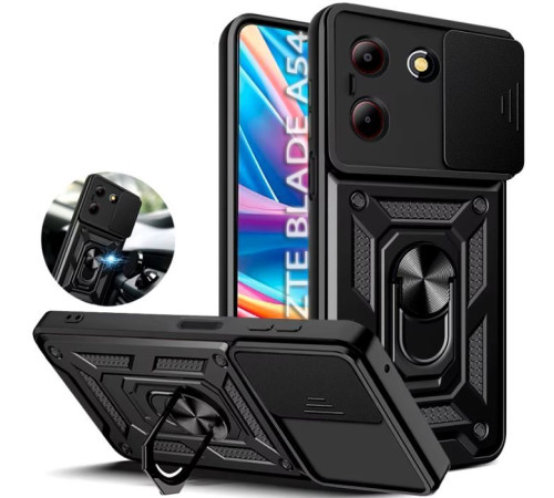 Чохол до мобільного телефона BeCover Military ZTE Blade A54 Black (712172)