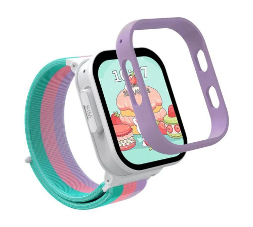 Смарт-годинник Gelius Pro GP-PK008 (Rainbow) White Kids smart watch with GPS/4G (Pro GP-PK008 (Rainbow) White)