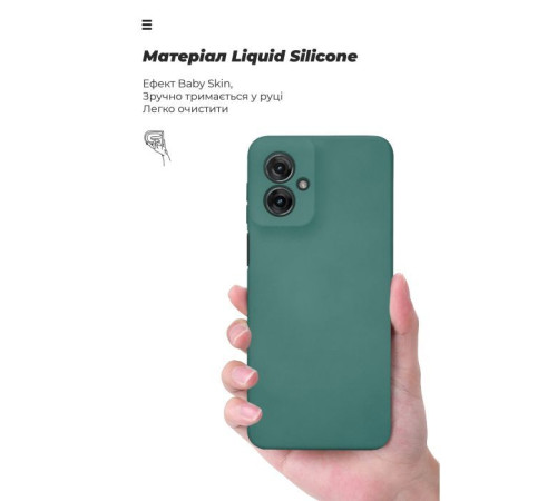 Чохол до мобільного телефона Armorstandart ICON Motorola G55 5G Camera cover Green (ARM81209)