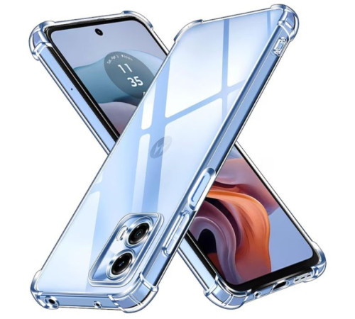 Чохол до мобільного телефона BeCover Anti-Shock Motorola Moto G35 Clear (712779)