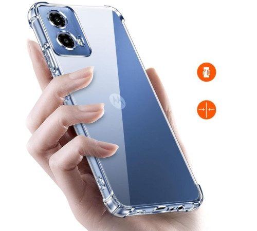 Чохол до мобільного телефона BeCover Anti-Shock Motorola Moto G35 Clear (712779)