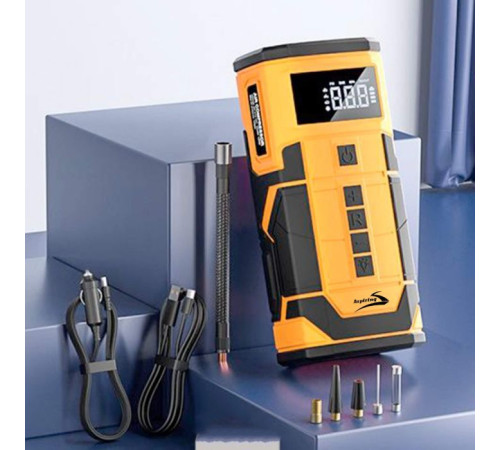 Пуско зарядний пристрій Aspiring Jump 3 8000mAh Power bank 3-in-1 with inflator, compressor, car charging (JM8000PIWC)