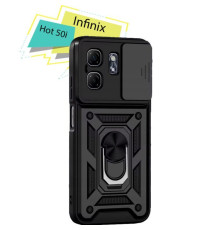 Чохол до мобільного телефона BeCover Military Infinix Hot 50i (X6531) Black (713047)