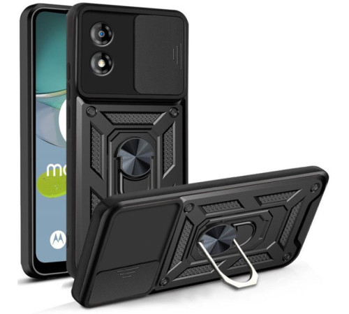 Чохол до мобільного телефона BeCover Military Motorola Moto E14 Black (713052)