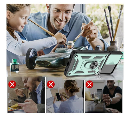 Чохол до мобільного телефона BeCover Military Motorola Moto G04/G04s Dark Green (713064)