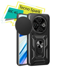 Чехол для мобильного телефона BeCover Military Tecno Spark 30C 4G Black (713074)