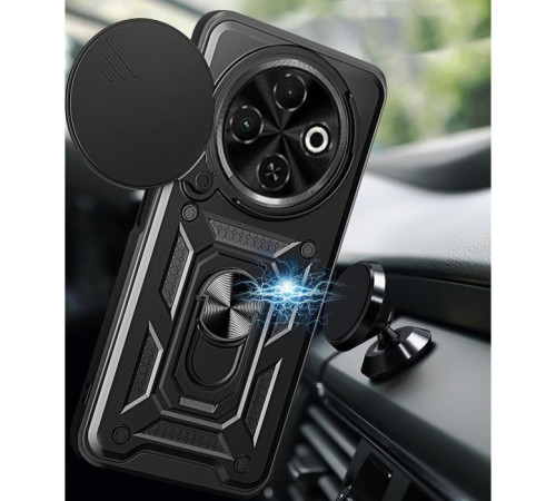 Чохол до мобільного телефона BeCover Military Tecno Spark 30C 4G Black (713074)