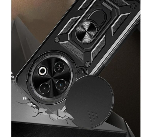 Чохол до мобільного телефона BeCover Military Tecno Spark 30C 4G Black (713074)