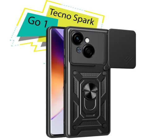 Чохол до мобільного телефона BeCover Military Tecno Spark Go 1 (KL4) Black (713073)