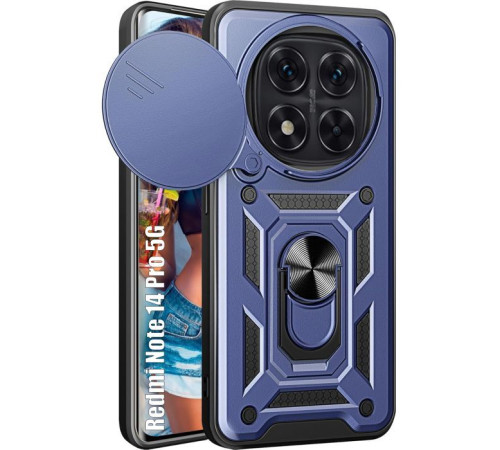 Чохол до мобільного телефона BeCover Military Xiaomi Redmi Note 14 Pro 5G Blue (713095)