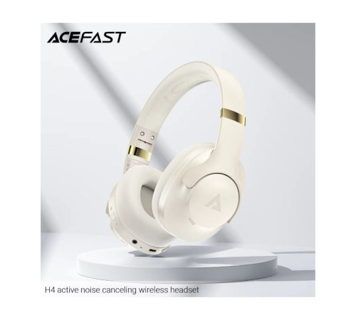 Навушники Acefast H4 ANC Bluetooth Beige (6974316283522)