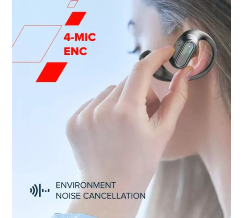 Навушники Canyon OnFlow 12 OWS ENC Black (CNS-TWS12BK)