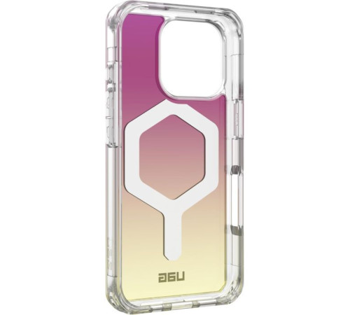 Чохол до мобільного телефона UAG iPhone 16 Pro Plyo Magsafe LE Maroon/Yellow Ombre (114480114780)