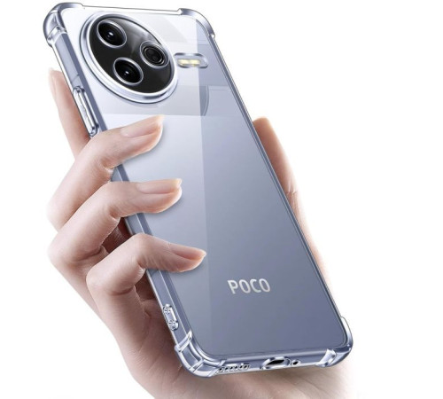Чохол до мобільного телефона BeCover Anti-Shock Poco F7 Pro Clear (713499)