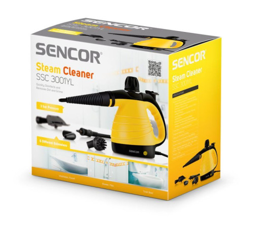 Пароочищувач Sencor SSC 3001 YL (SSC3001YL)