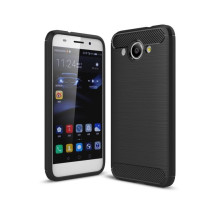 Чехол для мобильного телефона для Huawei Y3 2017 Carbon Fiber (Black) Laudtec (LT-HY32017B)
