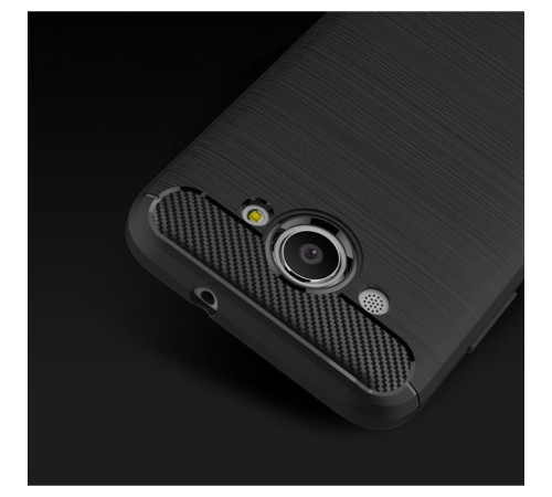Чохол до мобільного телефона для Huawei Y3 2017 Carbon Fiber (Black) Laudtec (LT-HY32017B)