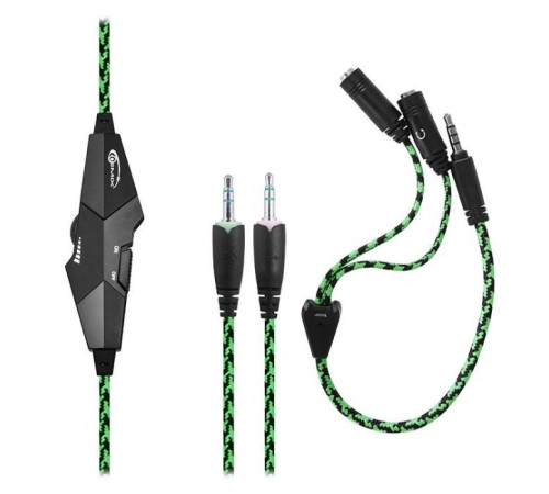 Наушники Gemix X-350 black-green