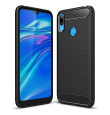Чохол до мобільного телефона Laudtec для Huawei Y7 2019 Carbon Fiber (Black) (LT-HY72019B)