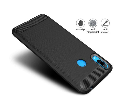 Чехол для мобильного телефона Laudtec для Huawei Y7 2019 Carbon Fiber (Black) (LT-HY72019B)