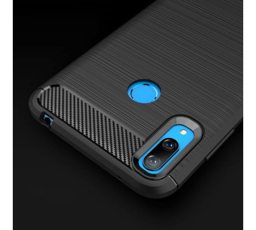 Чехол для мобильного телефона Laudtec для Huawei Y7 2019 Carbon Fiber (Black) (LT-HY72019B)