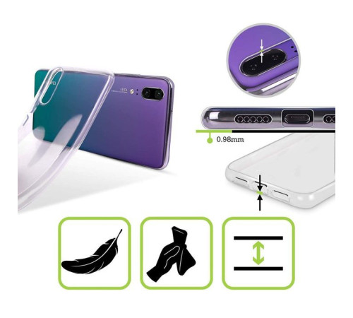 Чохол до мобільного телефона Laudtec для Huawei Y7 2019 Clear tpu (Transperent) (LC-HY72019T)