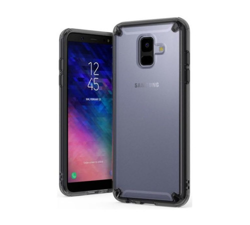 Чохол до мобільного телефона Ringke Fusion Samsung Galaxy A6 Smoke Black (RCS4438)