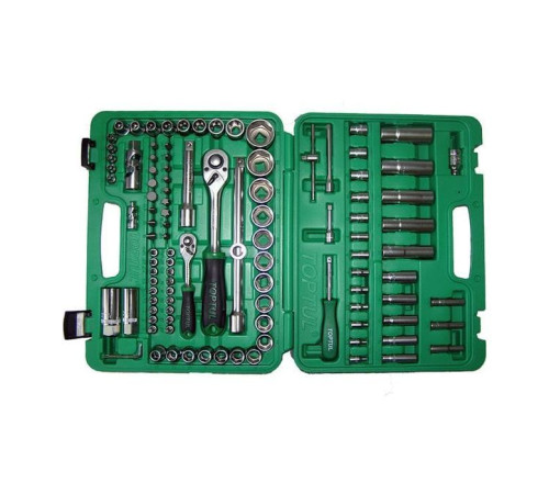 Набор инструментов Toptul автомобильный 1/4", 1/2" 108ед. (6-гр.) (GCAI108R)