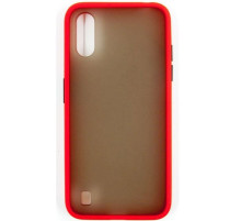 Чохол до мобільного телефона Dengos Samsung Galaxy A01 (red) (DG-TPU-MATT-33)
