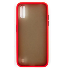 Чохол до мобільного телефона Dengos Samsung Galaxy A01 (red) (DG-TPU-MATT-33)