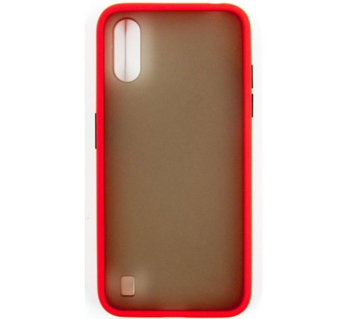 Чохол до мобільного телефона Dengos Samsung Galaxy A01 (red) (DG-TPU-MATT-33)