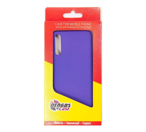 Чохол до мобільного телефона Dengos Carbon Huawei P Smart S, purple (DG-TPU-CRBN-81)