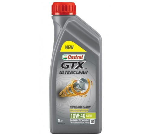 Моторное масло Castrol GTX Ultraclean 10W-40 A/B 1 л