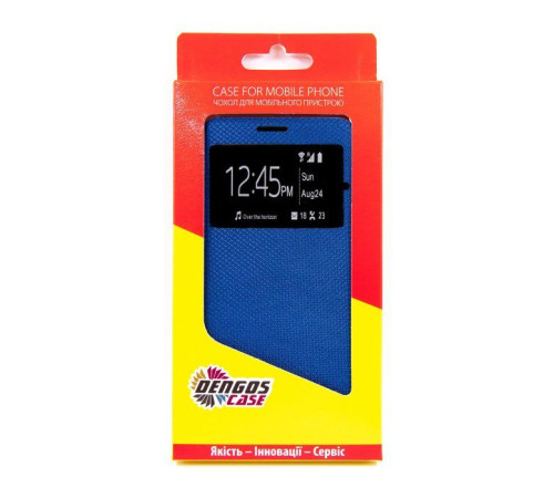 Чохол до мобільного телефона Dengos Flipp-Book Call ID Oppo A73, blue (DG-SL-BK-277)