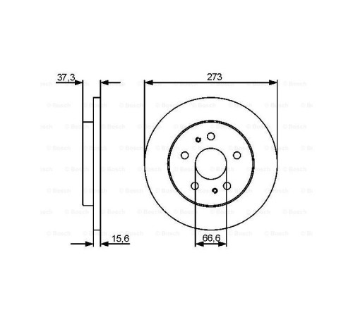 Гальмівний диск Bosch 0 986 479 432