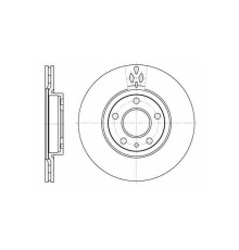 Гальмівний диск LPR L2053V