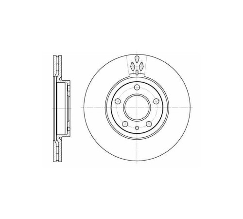 Гальмівний диск LPR L2053V